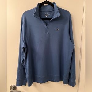 Vineyard Vine’s Blue Quarter Zip